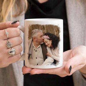 My Favorite Place Is Next To You - Upload Image, Gift For Couples - Personalized Mug.