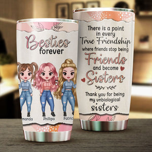 Because Of You, I Smile A Lot More - Personalized Tumbler.