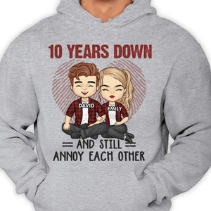 We Still Annoy Each Other - Personalized Unisex T-shirt, Hoodie - Gift For Couples, Husband Wife