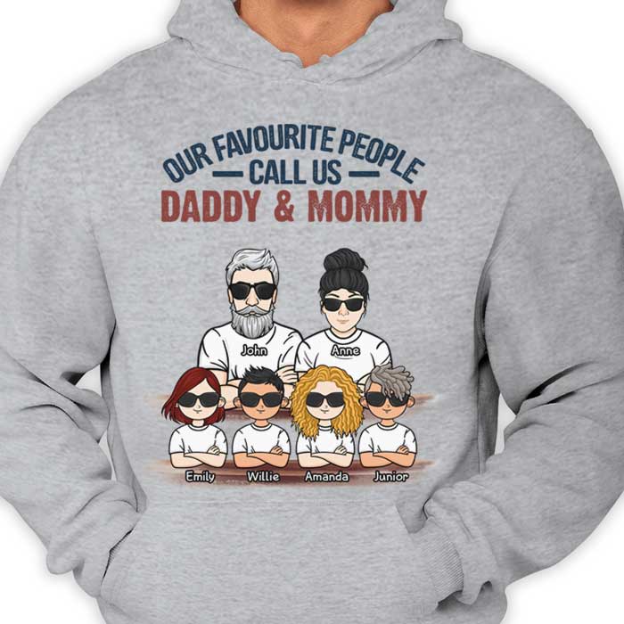 We're Daddy & Mommy - Personalized Unisex T-shirt, Hoodie - Anniversary Gift, Gift For Couples, Husband Wife