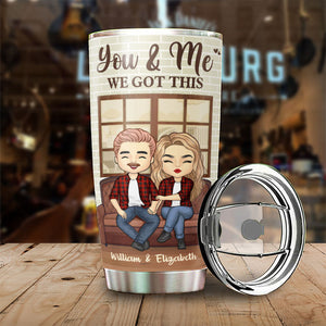 Wife To Husband - I Want All Of My Lasts To Be With You - Gift For Couples, Husband Wife, Personalized Tumbler.