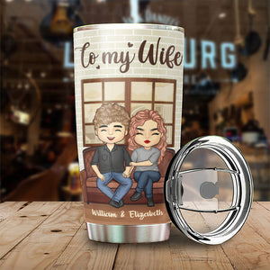 Husband To Wife - I'll Love You Until I Die - Gift For Couples, Husband Wife, Personalized Tumbler.