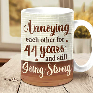 We Are Still Going Strong - Gift For Couples, Personalized Mug.