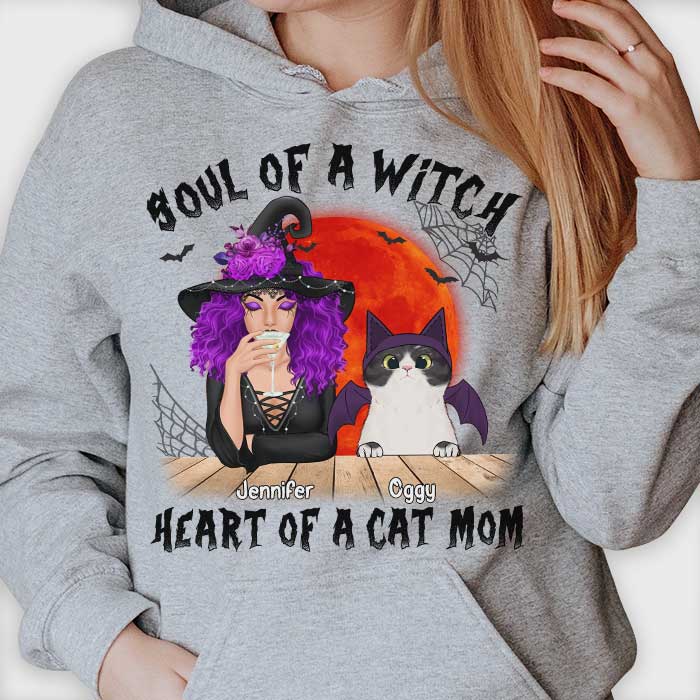 Cat mom online hoodie