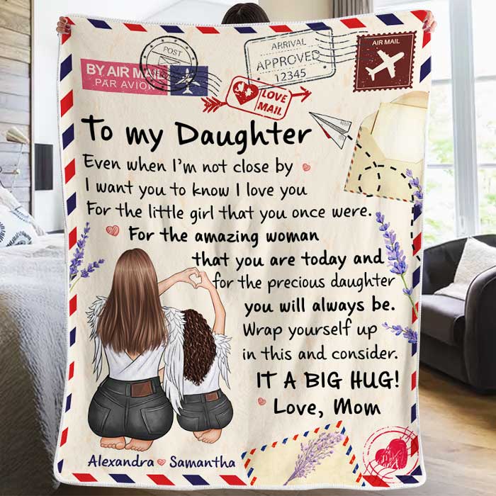 I love best sale you daughter blanket