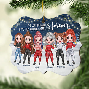 Like Mother Like Daughter - Personalized Shaped Ornament.