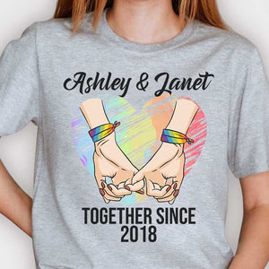 Together Since - Personalized Unisex T-shirt - Gift For Couples