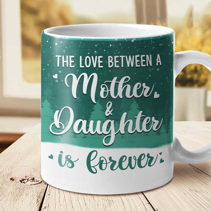 Personalized Mom Coffee Mugs - Love Knows No Distance