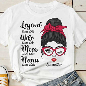 Legend Mom - Personalized Unisex T-Shirt.
