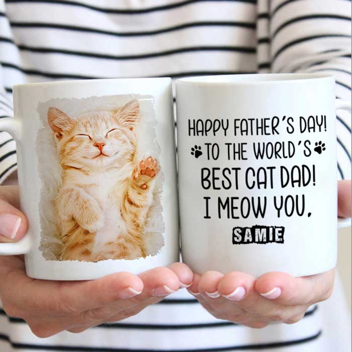 Fathers day gift from hot sale cat