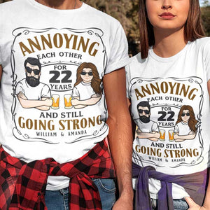 Annoying Each Other Husband & Wife - Gift For Couples, Husband Wife - Personalized Unisex T-shirt, Hoodie