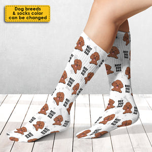 Best Parents Ever - Gift For Dog Lovers - Personalized Socks.