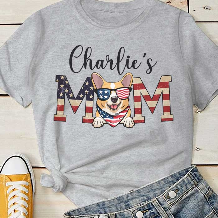 Best Mom Ever - Gift For 4th Of July - Personalized Unisex T-Shirt.