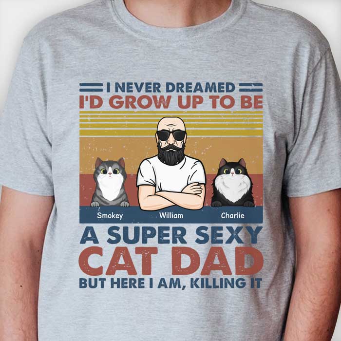 The Ultimate Cat Dad Personalized Unisex T Shirt Pawfect House