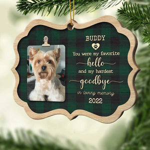 If Love Alone Could Have Kept You Here - You Would Have Lived Forever - Personalized Custom Benelux Shaped Wood Christmas Ornament