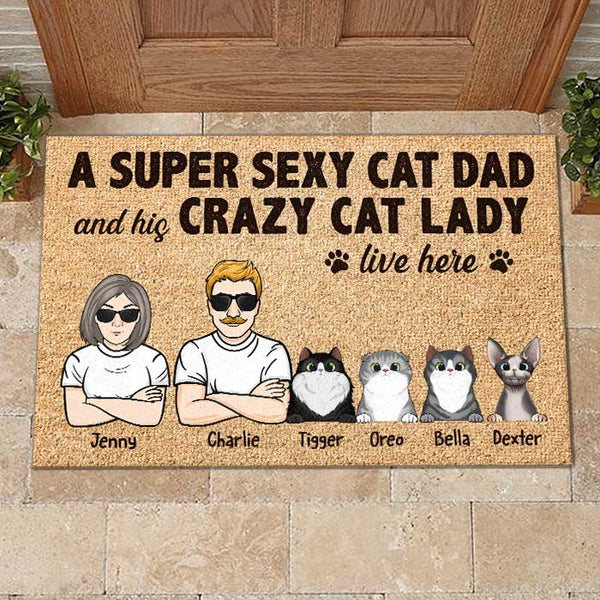 Cat - I'm the crazy cat lady Welcome to the crazy cat house Funny
