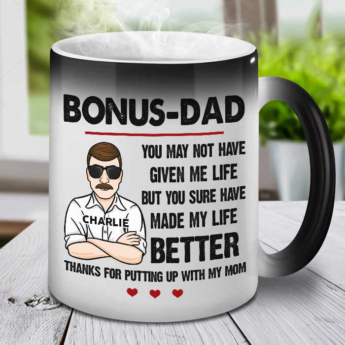 Thanks For Putting Up With My Mom- Gift For Dad, Funny