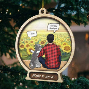 Memorial Snowball - Christmas Is On Its Way - Personalized Shaped Ornament.