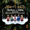 The Greatest Gift Our Parents Gave Us Was Each Other - Personalized Custom Benelux Shaped Acrylic Christmas Ornament - Gift For Family, Christmas Gift