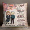 To My Gorgeous Wife Meeting You Was A Fate - Gift For Couples, Personalized Pillow (Insert Included)