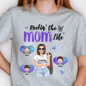 Rocking That Mama Nana Life - Gift For Mom, Grandma - Personalized Unisex T-shirt, Hoodie