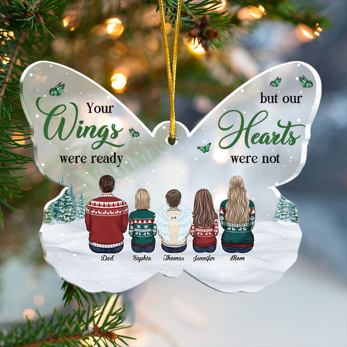 Custom Memorial Heart Ornament from Clothes