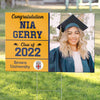 Graduation Class Of 2022 - Upload Image, Personalized Yard Sign