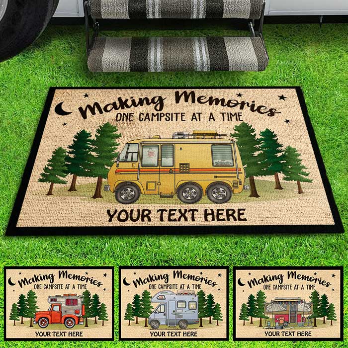 Making Memories One Campsite at A Time Door Mat, RV Door Mat, Camping  Lovers Gift, Welcome Mat, House Warming Gift, Camping Door Mat 