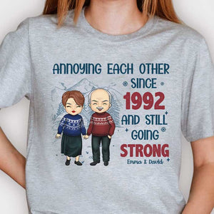 We're Still Going Strong - Personalized Custom Unisex T-shirt, Hoodie, Sweatshirt - Gift For Couple, Husband Wife, Anniversary, Engagement, Wedding, Marriage Gift, Christmas Gift