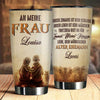 An Meine Frau - Du Bist Meine Königin Für Immer - Gift For Couples, Husband Wife - Personalized Tumbler German
