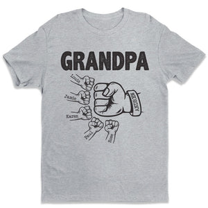 World's Best Grandpa - Family Personalized Custom Unisex T-shirt, Hoodie, Sweatshirt - Gift For Grandpa, Grandparents