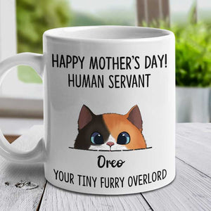 Your Tiny Furry Overlord Happy Mother's Day - Gift For Mother's Day - Personalized Mug.