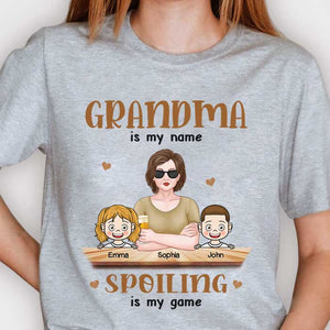 Grandma Is My Name - Gift For Grandma, Personalized Unisex T-shirt, Hoodie