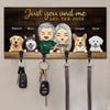 Home Sweet Home You Me And The Dogs - Personalized Key Hanger, Key Holder - Anniversary Gifts, Gift For Couples, Husband Wife, Dog Lovers