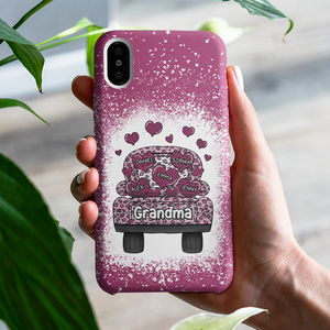 Grandma Truck Loading Heart - Gift For Mom, Grandma - Personalized Phone Case