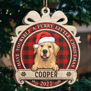 Have Yourself A Furry Little Christmas - Personalized Ornament For