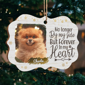 You Will Stay Forever In My Heart - Personalized Custom Benelux Shaped Wood Photo Christmas Ornament - Upload Image, Memorial Gift, Sympathy Gift, Christmas Gift
