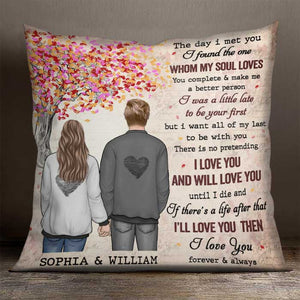 You Complete Me And Make Me A Better Person - Gift For Couples, Personalized Pillow (Insert Included).