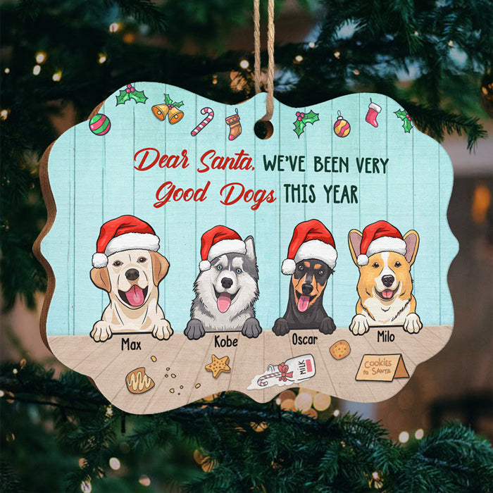 We Tried To Be Good But We Take After Mommy - Dog & Cat Personalized Custom Ornament - Wood Benelux Shaped - Christmas Gift For Pet Owners, Pet Lovers