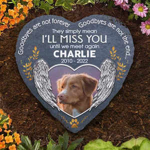 I ll Miss You Until We Meet Again Personalized Memorial Stone Pet G Pawfect House