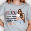 Being A Mom Is Easy, It's Like Riding A Bike - Gift For Mom, Grandma - Personalized Unisex T-shirt, Hoodie