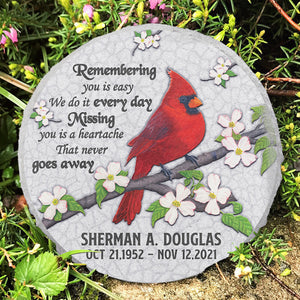 Missing You Is A Heartache - Personalized Memorial Stone, Human Grave Marker - Memorial Gift, Sympathy Gift