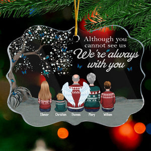 I'm Always With You - Personalized Custom Benelux Shaped Acrylic Christmas Ornament - Memorial Gift, Sympathy Gift, Christmas Gift