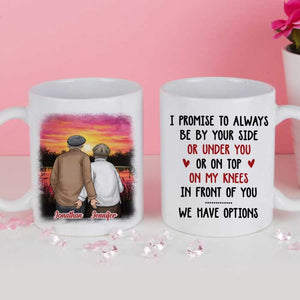I Promise To Always Be By Your Side - Gift For Couples, Personalized Mug.