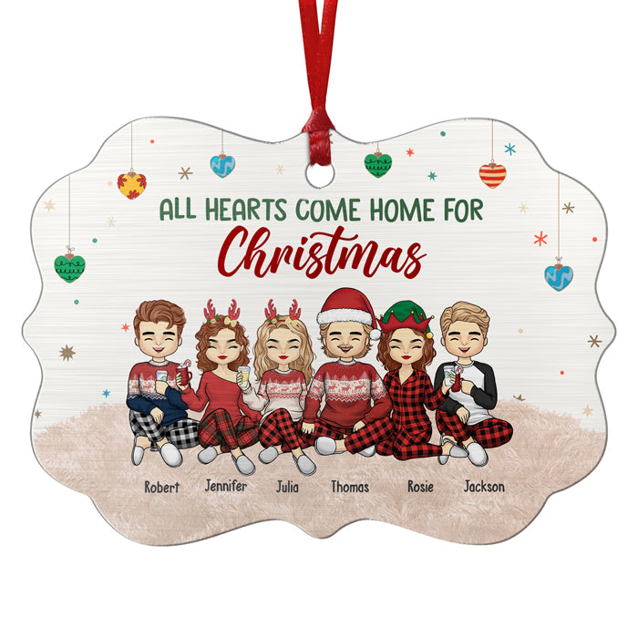 Family Is The Greatest Gift Ever - Family Personalized Custom Ornament - Aluminum Benelux Shaped - Christmas Gift For Family Members
