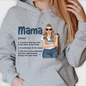 Grandma Mama Her Love Is Unconditional - Gift For Mom, Grandma - Personalized Unisex T-shirt, Hoodie