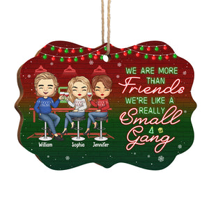 Here‚s To Another Year Of Bonding Over Alcohol Tolerating Idiots - Bestie Personalized Custom Ornament - Wood Benelux Shaped - Christmas Gift For Best Friends, BFF, Sisters