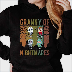 Mommy Of Nightmares - Personalized Unisex T-Shirt, Hoodie, Sweatshirt - Gift For Family Members, Halloween Gift