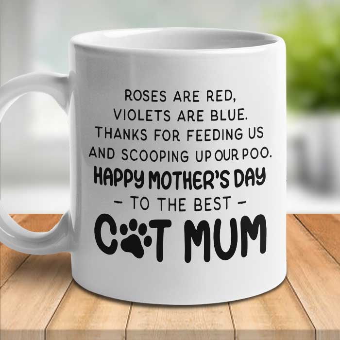 Happy Mother's Day To The Best Cat Mum - Gift For Mother's Day - Personalized Mug.