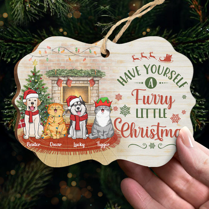 Have Yourself A Furry Little Christmas - Personalized Ornament For